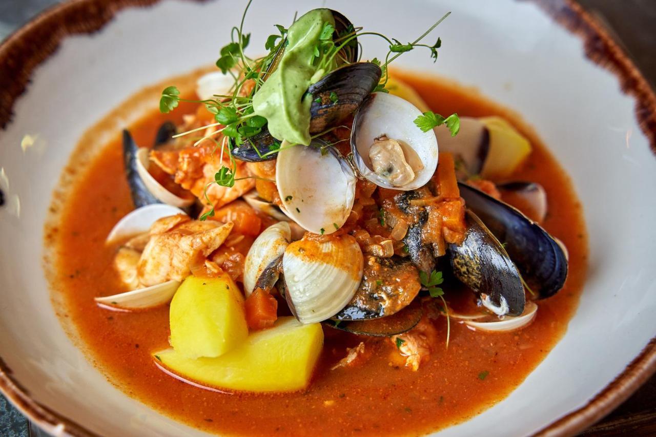 ברידג'ווטר The Bower Inn מראה חיצוני תמונה Clam and mussel chowder